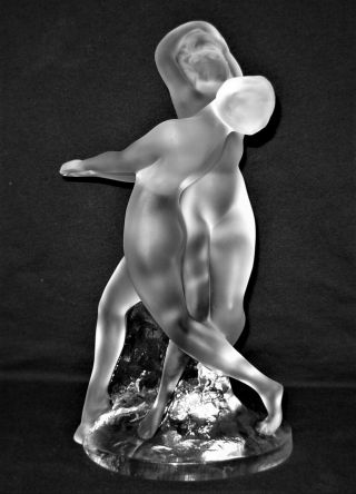 Fabulous Lalique France Crystal Deux Danseuses Two Dancers Figurine