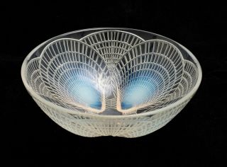 Rene Lalique Coquilles Art Deco French Opalescent Glass Bowl C1925