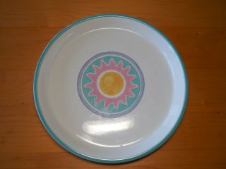Dansk Japan Costa Del Sol Dinner Plate 10 3/8 " Yellow Pink Sun 1 Ea 3 Available