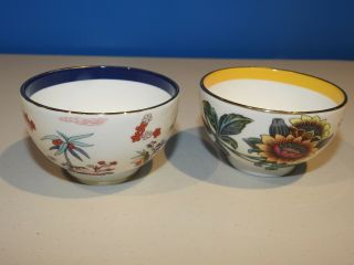 Wedgwood Wonderlust Tea Bowl 3.  3 Inch - Only Blue Pagoda & Yellow Tonquin 2