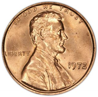 1972 Lincoln Cent - Doubled Die Obverse Fs - 108 Ddo - 008 Anacs Ms 63 Red