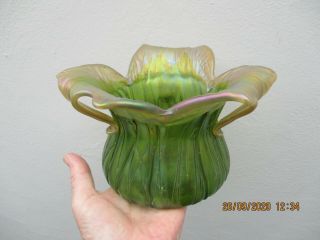 A Quite Large Art Nouveau Loetz? Iridescent Glass Vase C1900/10