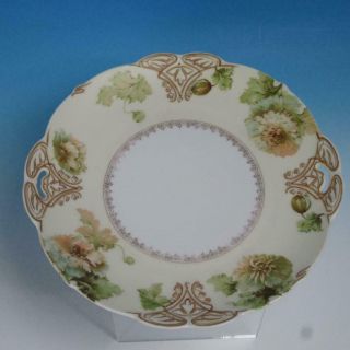 Ohme Old Ivory Silesia 15 Porcelain - Handled Cake Plate