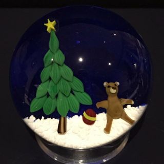 Bobby Banford Christmas Weight With Christmas Tree And Teddy Bear