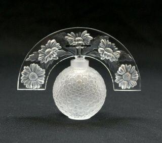 Signed Lalique Flacon Folie Perfume Bottle
