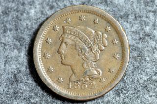 Estate Find 1845 Braided Hair Large Cent L03724