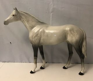 Orig Beswick England Dapple Grey Gloss Mare Porcelain Figurine/ Broken Piece