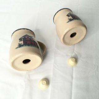 Home & Garden Party Salt & Pepper Shakers with Handles Stoneware 2