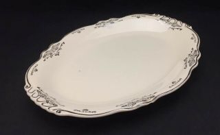 Virginia Rose By Homer Laughlin Medium Oval Platter - American China