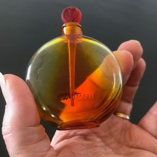Rene Lalique Amber Worth Perfume Bottle Vers Le Jour 1927 Signed