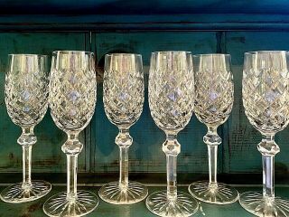 Waterford Crystal Set Of 6 Champagne Flutes Powerscourt - Tf