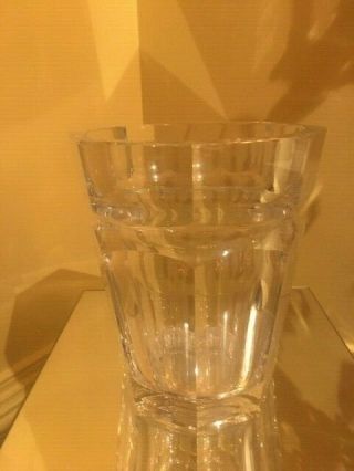 Baccarat Crystal Harcourt Moulin Rouge Champagne Cooler Vase Ice Bucket 9”