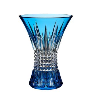 Waterford Lismore Diamond Light Blue 8 " Vase