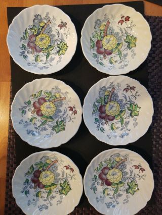 Set Of 6 Vintage Royal Doulton " The Kirkwood " Dessert/fruit Bowls 1932