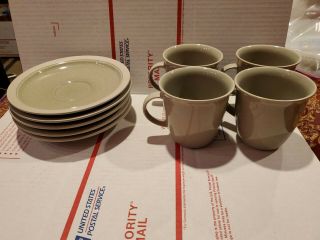 Mikasa Stone Craft Cf402 Mesa Verde Cups And Saucers.