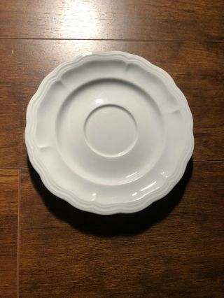 Pillivuyt Queen Anne Porcelain Dinnerware 6” Plate Saucer Williams Sonoma