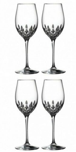Waterford Crystal Lismore Essence White Wine Pair (2 Pairs) 4 Glasses 143782
