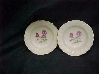 Lovely Set Of Two (2) Royal Copenhagen Butter Pats (no.  1505) - -