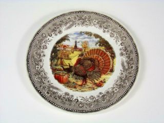 Churchill Thanksgiving Turkey Dinner Plate 10 "