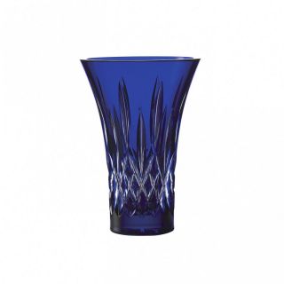 Waterford Lismore Blue Flared Vase 8 "