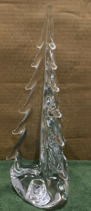 Simon Pearce Handcrafted Glass 14” Evergreen Tree