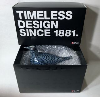 Iittala Oiva Toikka Annual Bird Vuono 2019 Art Glass Finland 8.  5 "