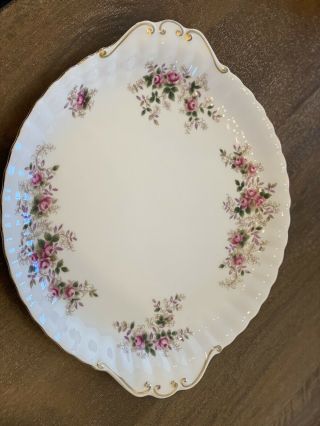 Royal Albert Lavender Rose Bone China Cake Plate