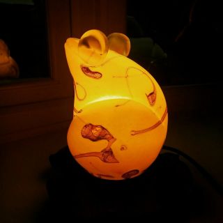 Stunning John Ditchfield Glass Iridescent Frog Lamp