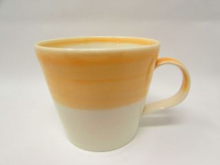 1815 By Royal Doulton Mug Orange Stripes On White B361