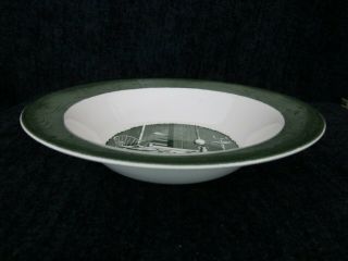 Colonial Homestead Green By Royal 10 " Round Open Vegetable Bowl