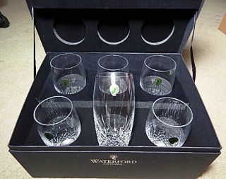 Waterford Lismore Essence Hiball Highball Glasses,  Set Of 6,  Gift Boxed,