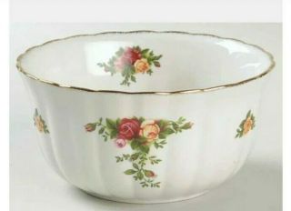 Royal Albert Old Country Roses Fine Bone China Fluted 5 " ×2.  5 " Round Bowl