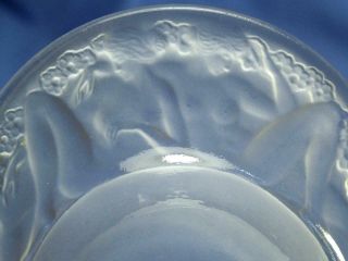 R Lalique Frosted Glass Nude Medicis Pin Dish 280 C1924 Antique Crystal Tray Nr