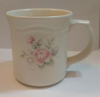 Pfaltzgraff Tea Rose 3/34 " Tall Coffee Tea Mug 12 Oz