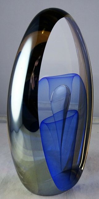 Ed Kachurik 2005 Studio Art Glass Paperweight Sculpture Signed Dated 3