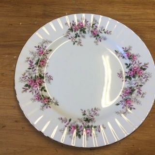 Vintage Bone China Royal Albert Lavender Rose 8 " Salad / Luncheon Plate