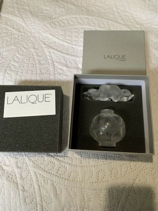 Lalique " Flacon Nuages " Perfume Bottle & Stopper