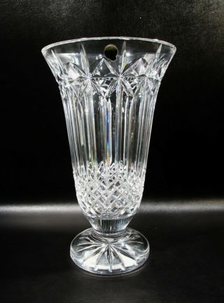 Vtg Waterford Crystal Balmoral Large 14 " Flower Vase