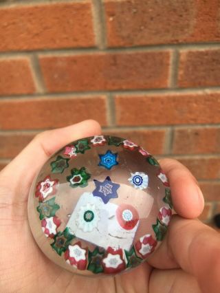 Good 19th Century Glass Paperweight Millefiori Clichy,  Baccarat,  St Louis ?? 3