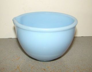 Mckee Delphite Poudre Blue Depression Glass Small 4 1/4 " Mixing Bowl