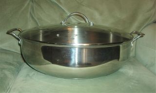 Princess Heritage Stainless Steel Classic 16 Qt Large Pot With Glass Lid L1246