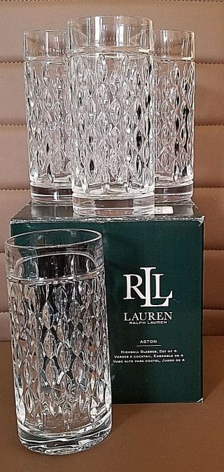 Ralph Lauren Aston Highball Set Of 8 Made In Germany
