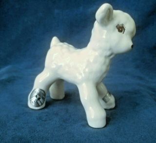 Vintage Ceramic Delee Art California Pottery Lamb/sheep Figurine
