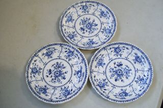 Johnson Bros Indies Pattern Set Of 3 Saucers No Cups
