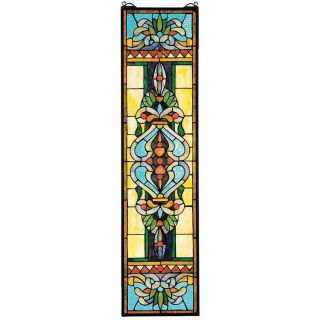 Blackstone Hall Stained Glass Window Design Toscano Hand Crafted Art Glass