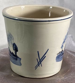 Vintage Delft Blue Handpainted Planter Made in Holland 5 