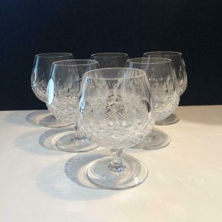 Waterford Colleen Crystal Set Of 6 Large Brandy Snifter Glasses 12oz Cr1826