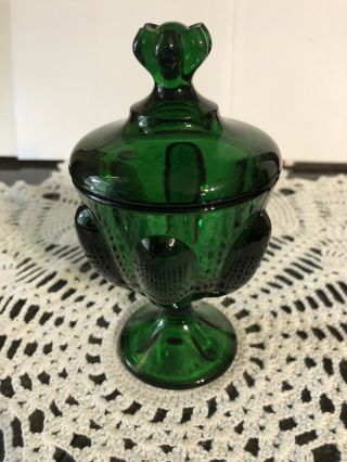 Viking Glass Evergreen 6 - Petal Jar - - 5 3/4 Inches Tall