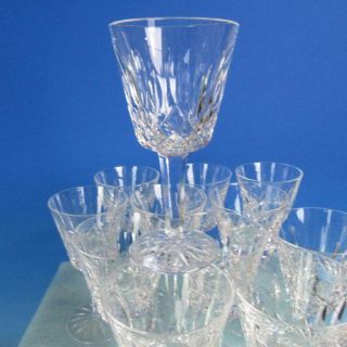 Waterford Crystal - Lismore Pattern - 12 Claret Wine Glasses - 5 7/8 Inches