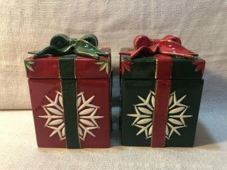 Waterford Crystal Holiday Heirloom Snowflake Christmas Gift Boxes Set Of 2